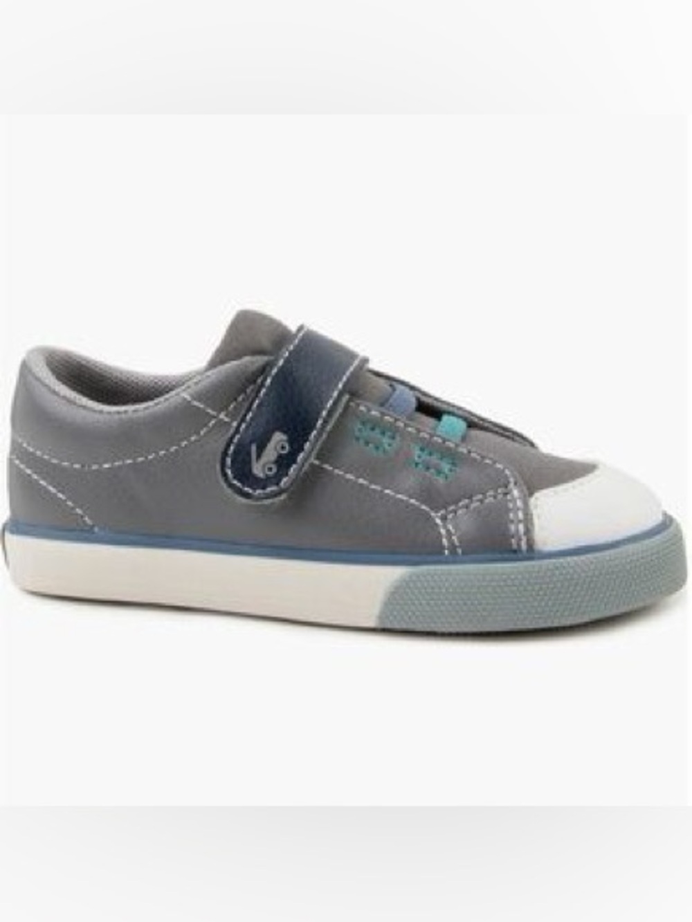 See Kai Run Gray Alex Strap Sneakers Unisex Size 12 Toddler